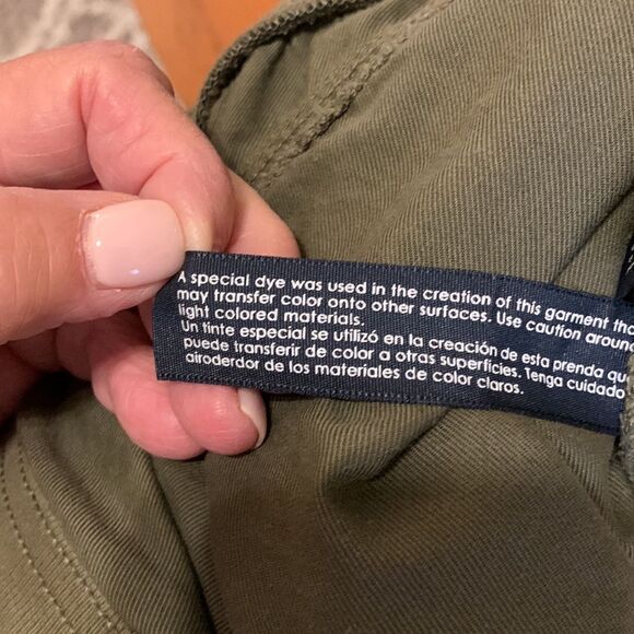 Tommy Hilfiger Sz 3X cargo/jogger cool/comfy olive green pants w/button-up cuff - Picture 11 of 12